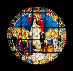 Oculus depicting The Ascension of Christ, 1443-5